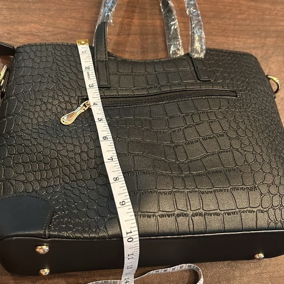 NWOT 2-Piece Black Handbag - Picture 8 of 13